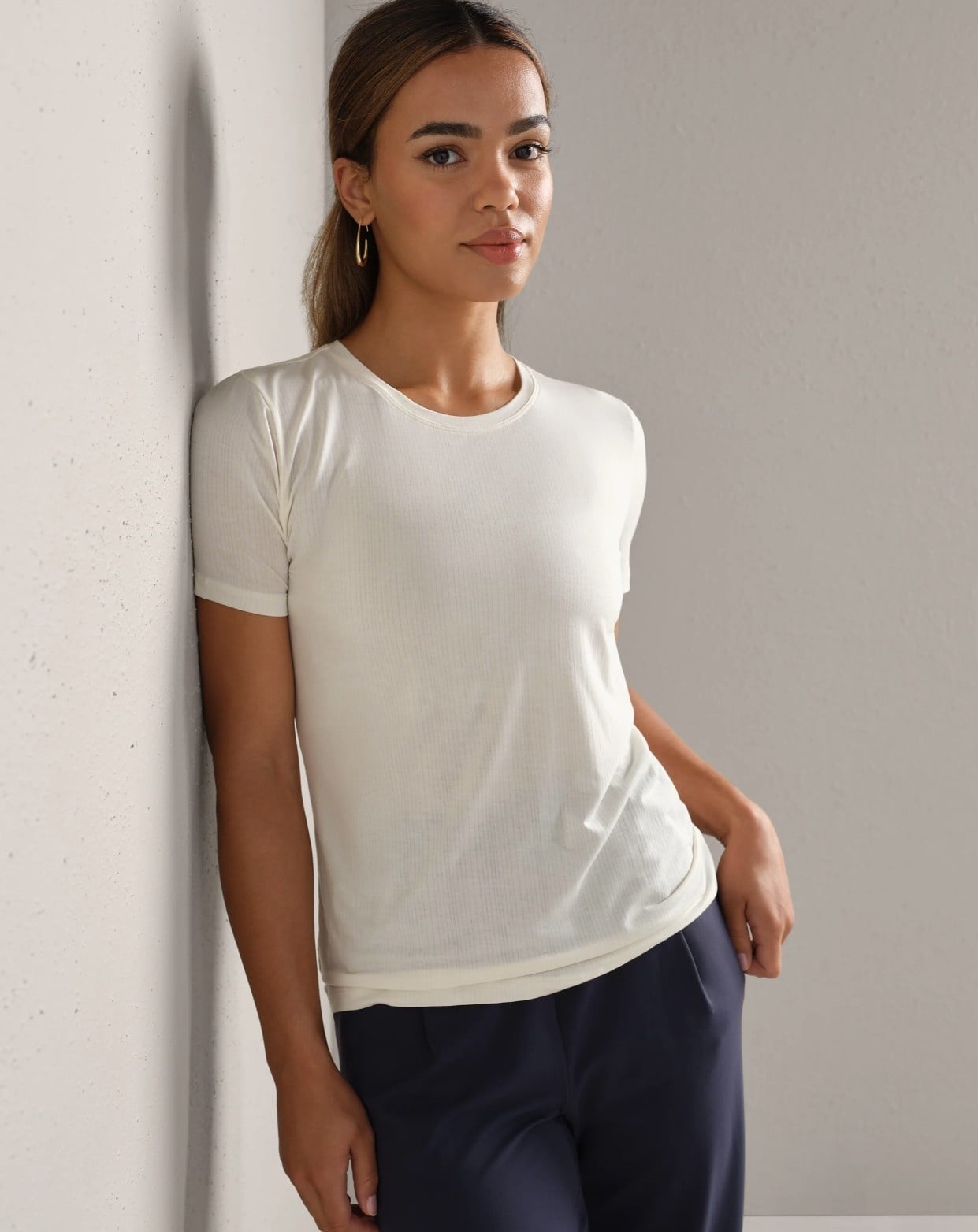 Rhone Featherweight Rib Tee