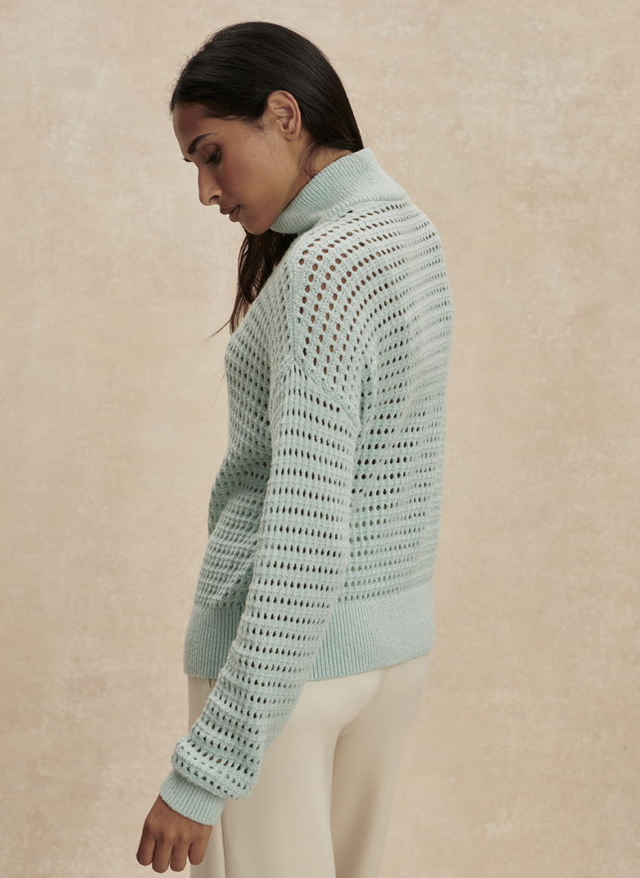 Varley Emeri Half Zip Knit Sweater