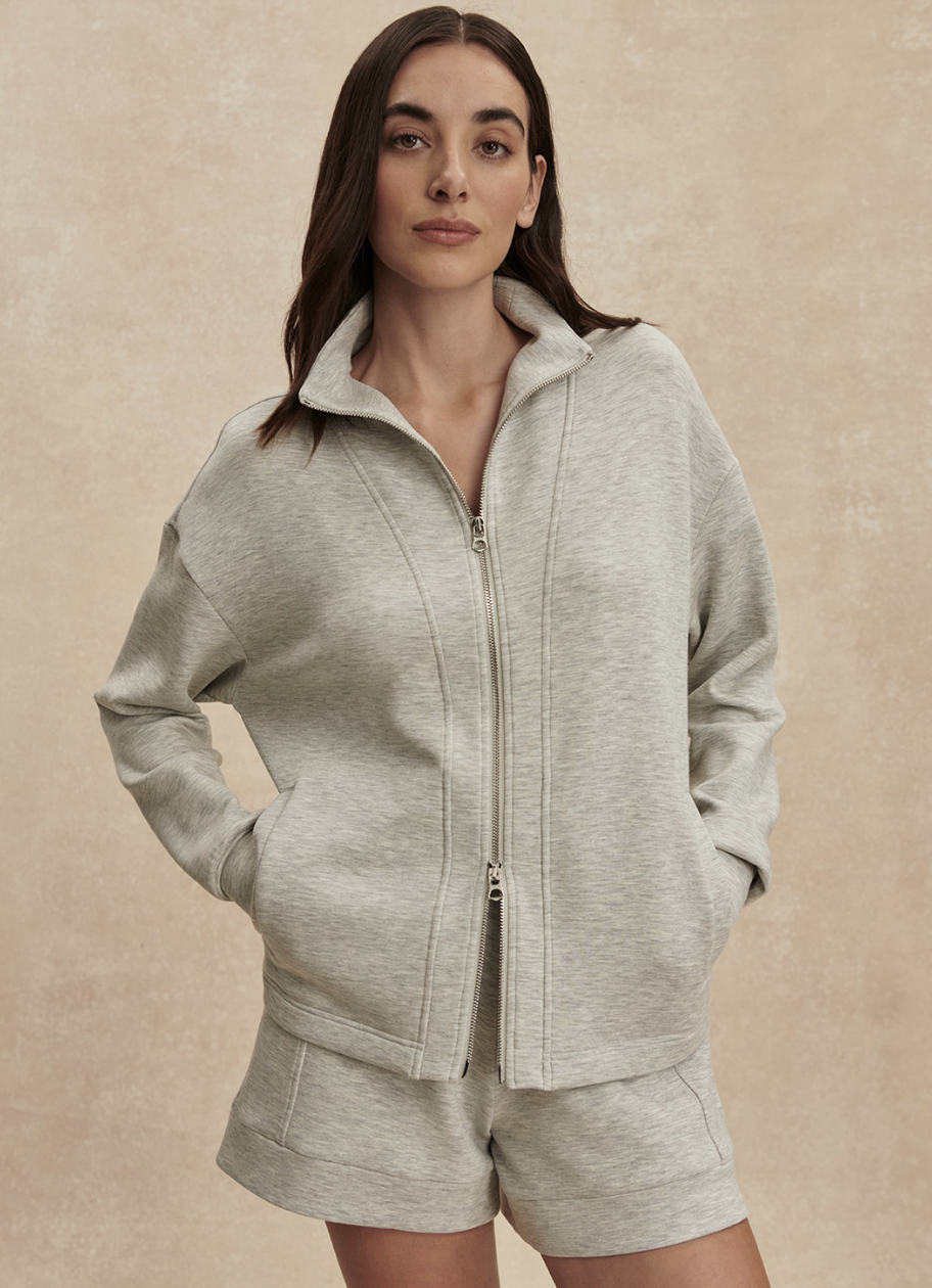 Varley Arlene Zip Through Sweat