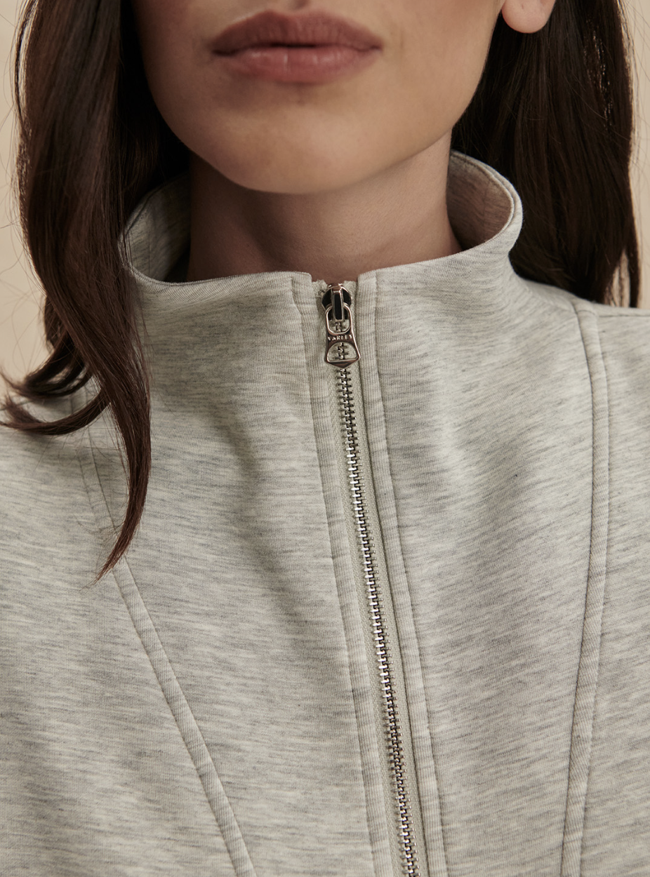 Varley Arlene Zip Through Sweat
