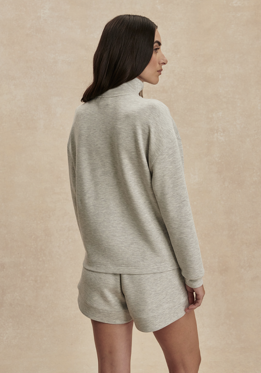 Varley Arlene Zip Through Sweat