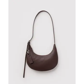 Baggu Small Recycled Leather Flat Crescent