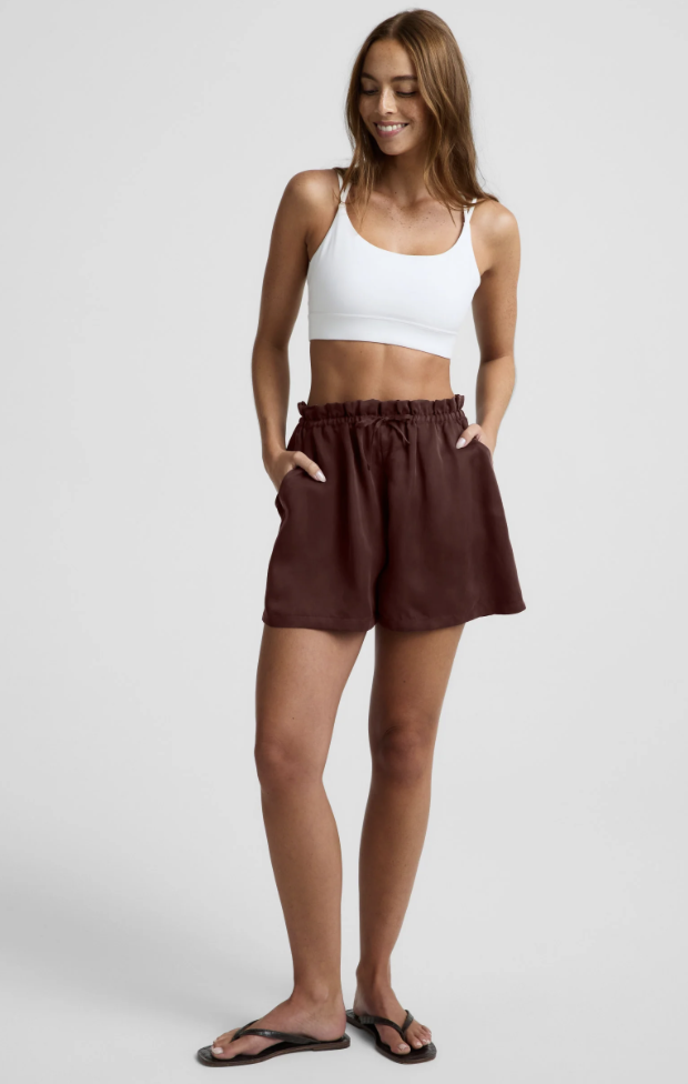 Beyond Yoga Sunkissed Cupro Drawstring Short