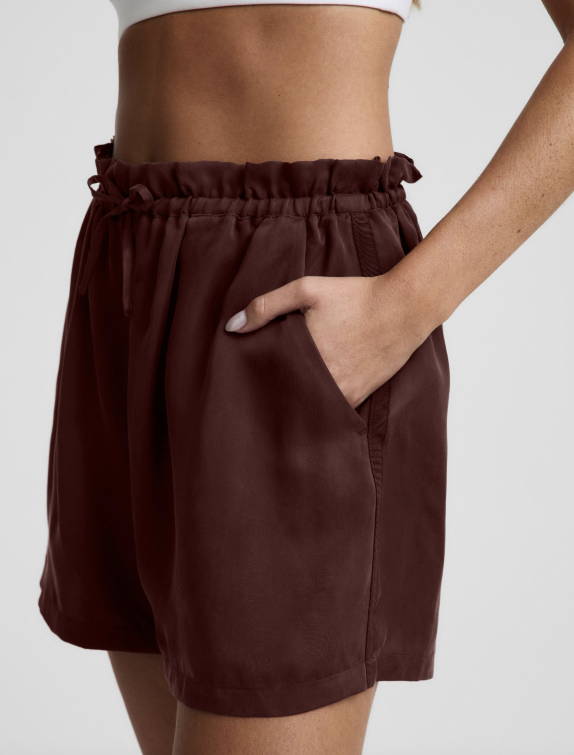 Beyond Yoga Sunkissed Cupro Drawstring Short