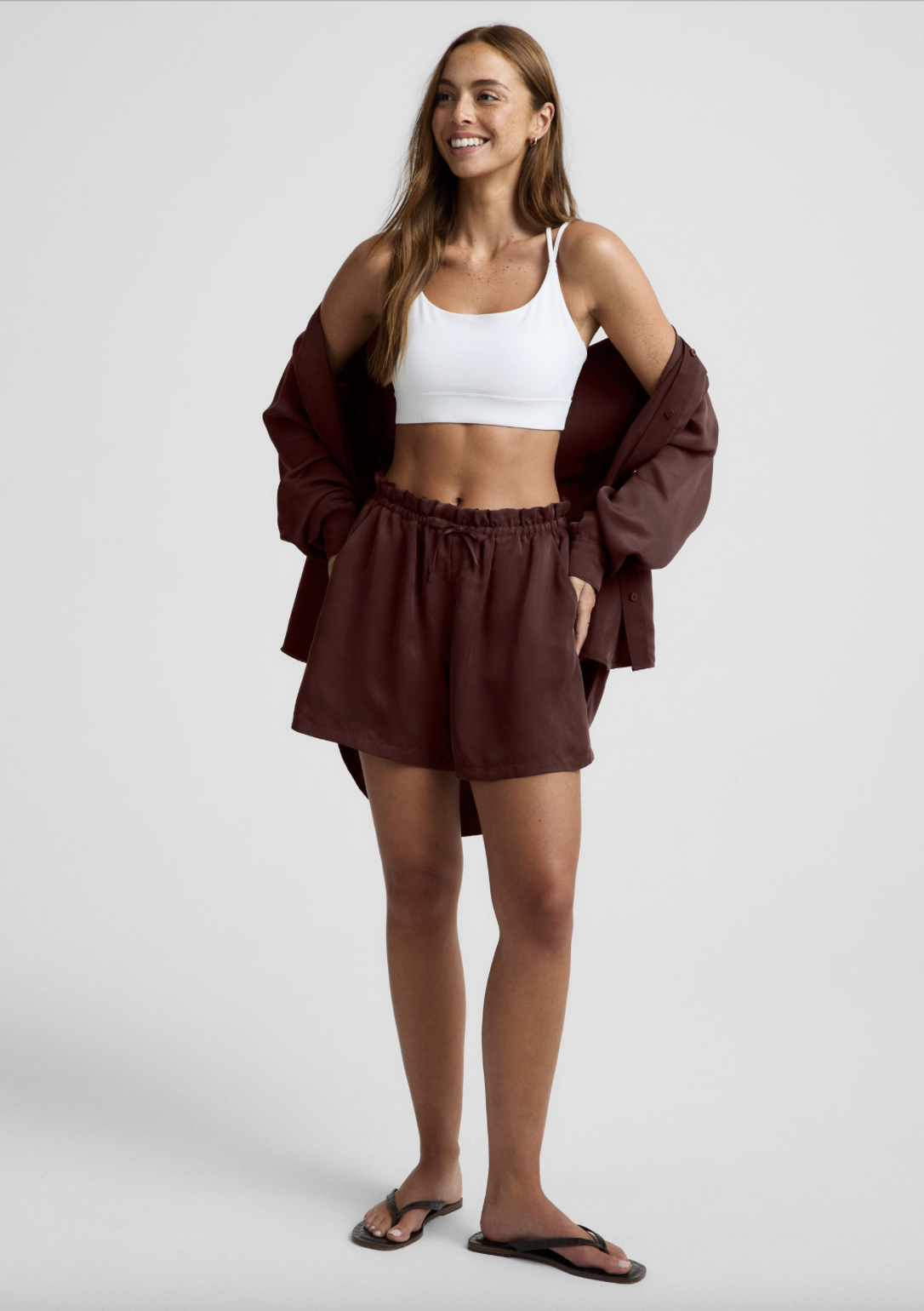 Beyond Yoga Sunkissed Cupro Drawstring Short