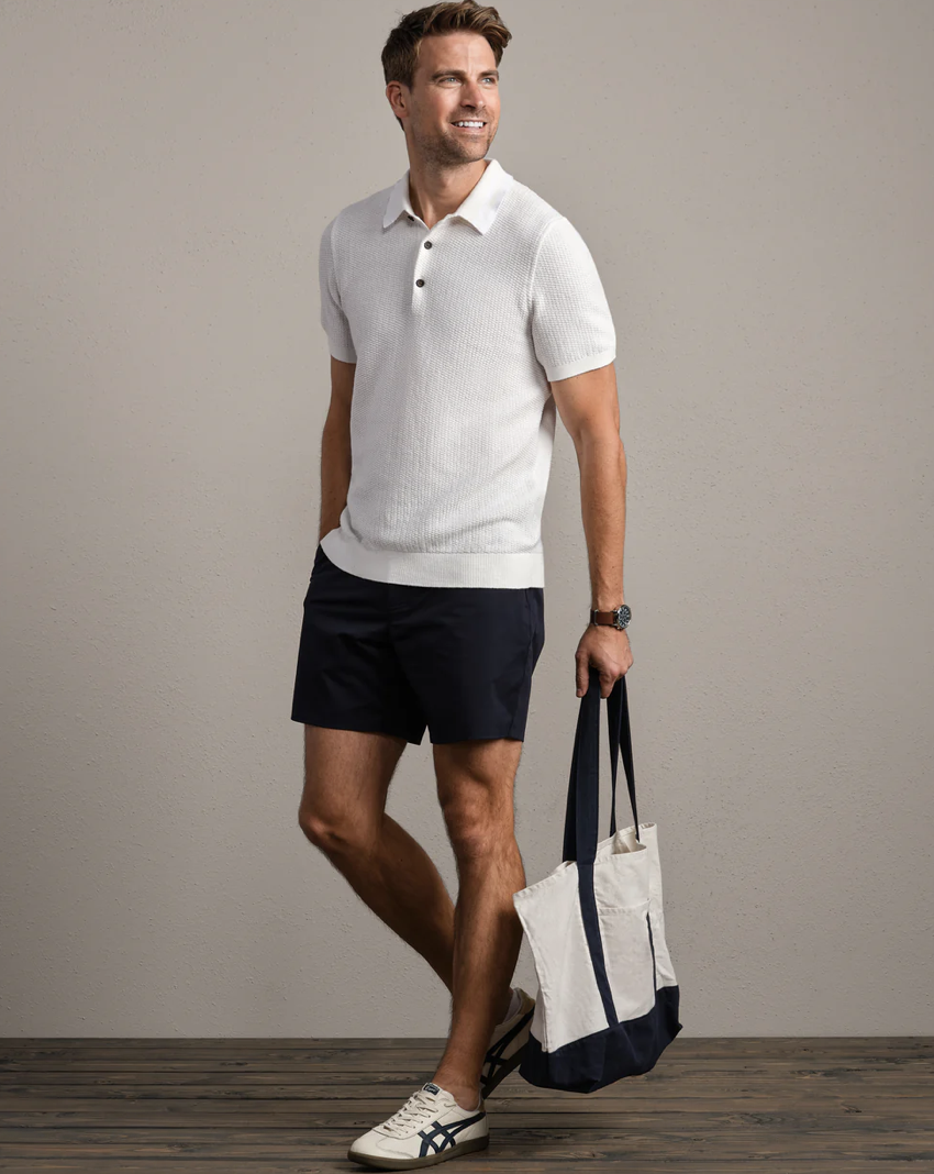 Rhone Fine Knit Polo Sweater