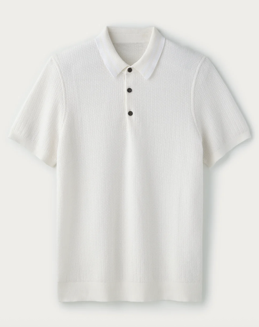 Rhone Fine Knit Polo Sweater