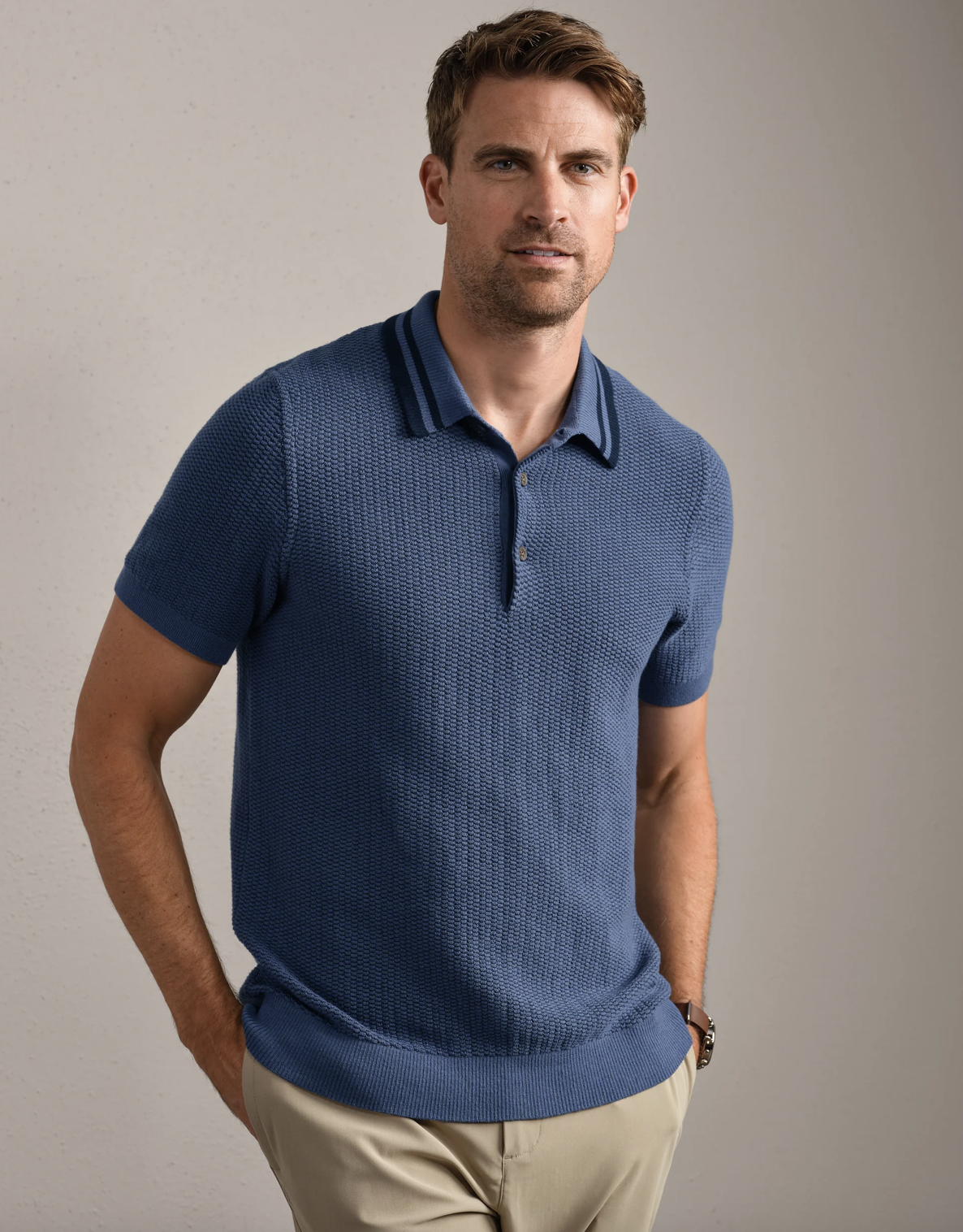 Rhone Fine Knit Sweater Polo