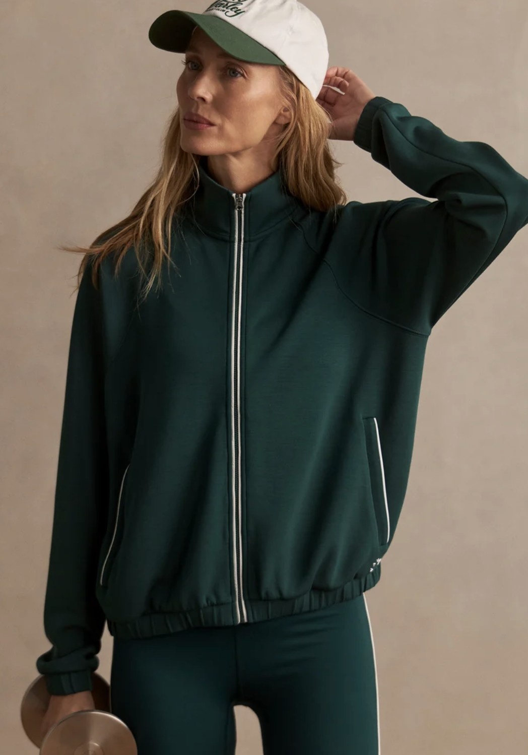 Varley Magda Zip Through Sweat