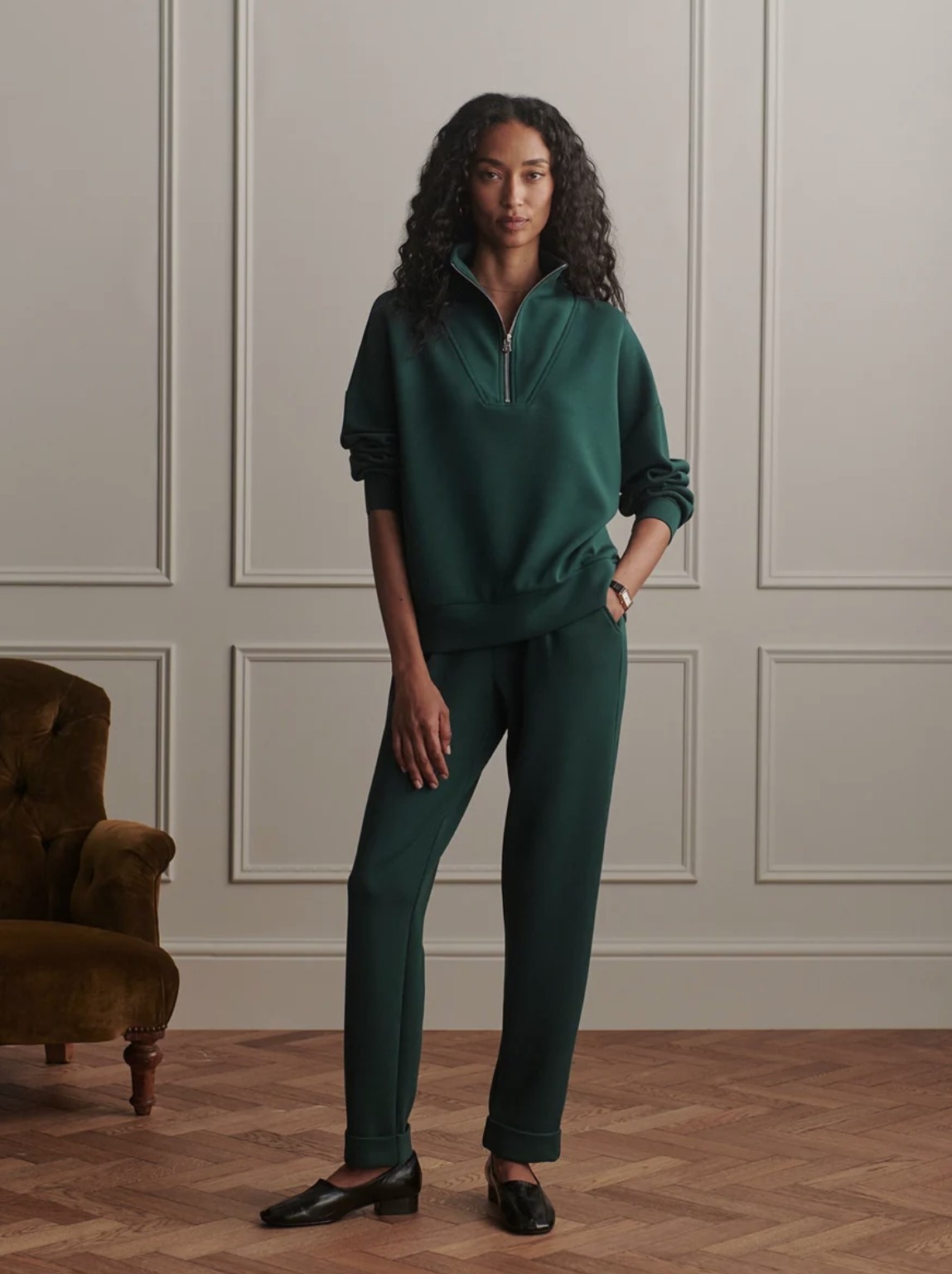Varley Hawley Half Zip Sweat