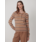 Varley Mayra Stripe Knit Polo