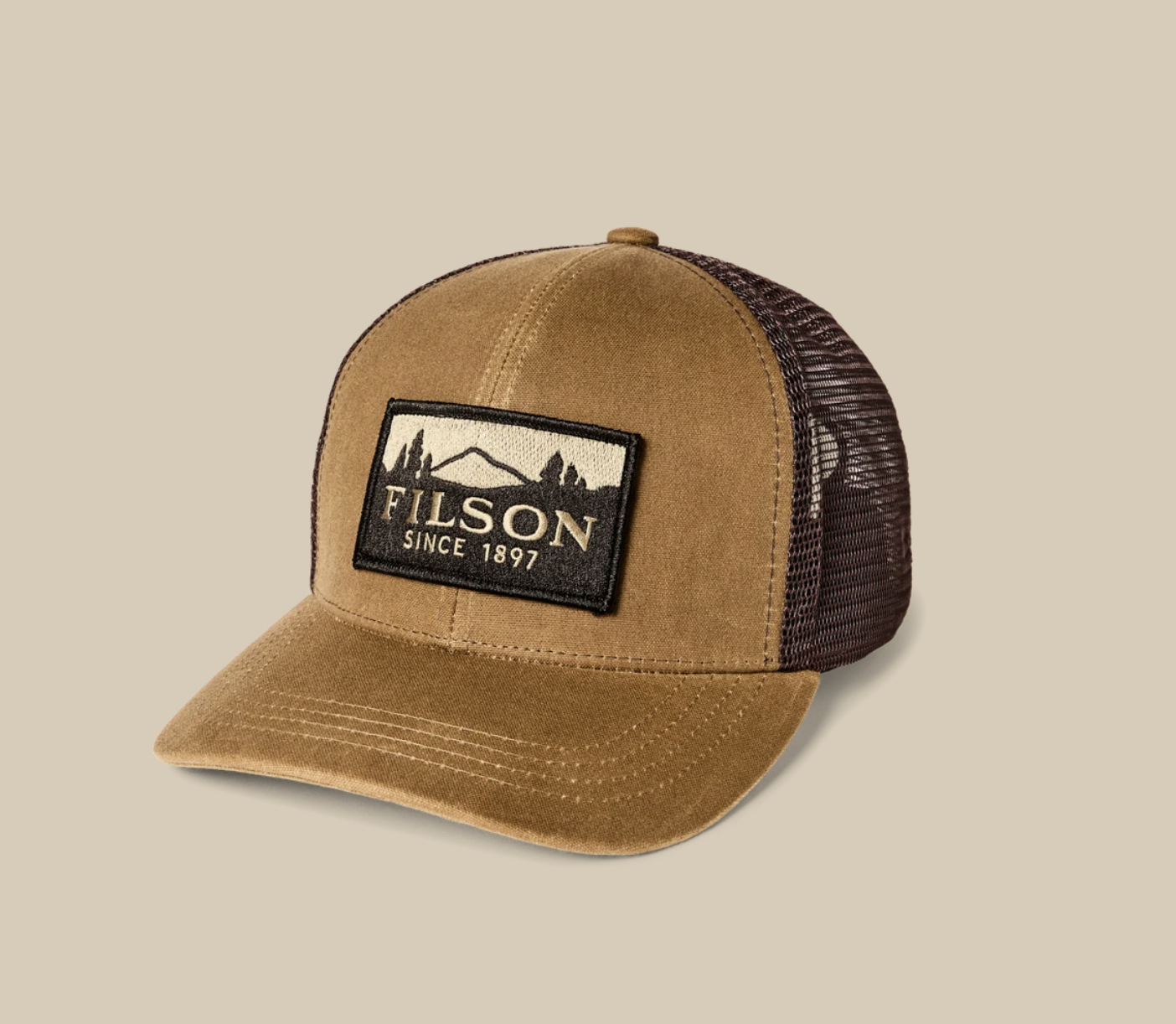 Filson Scenic Waxed Logger Mesh Cap