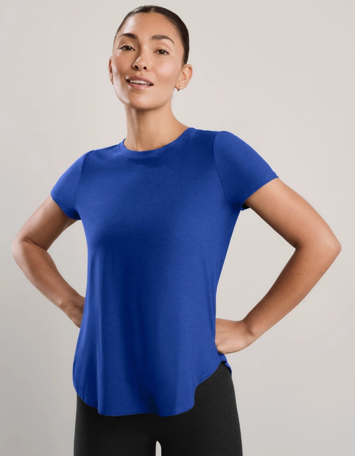 Beyond Yoga Featherweight On The Down Low Tee LWSD7670