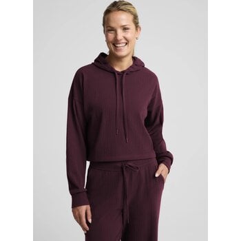 Beyond Yoga Breathe Easy Ribbed Hoodie