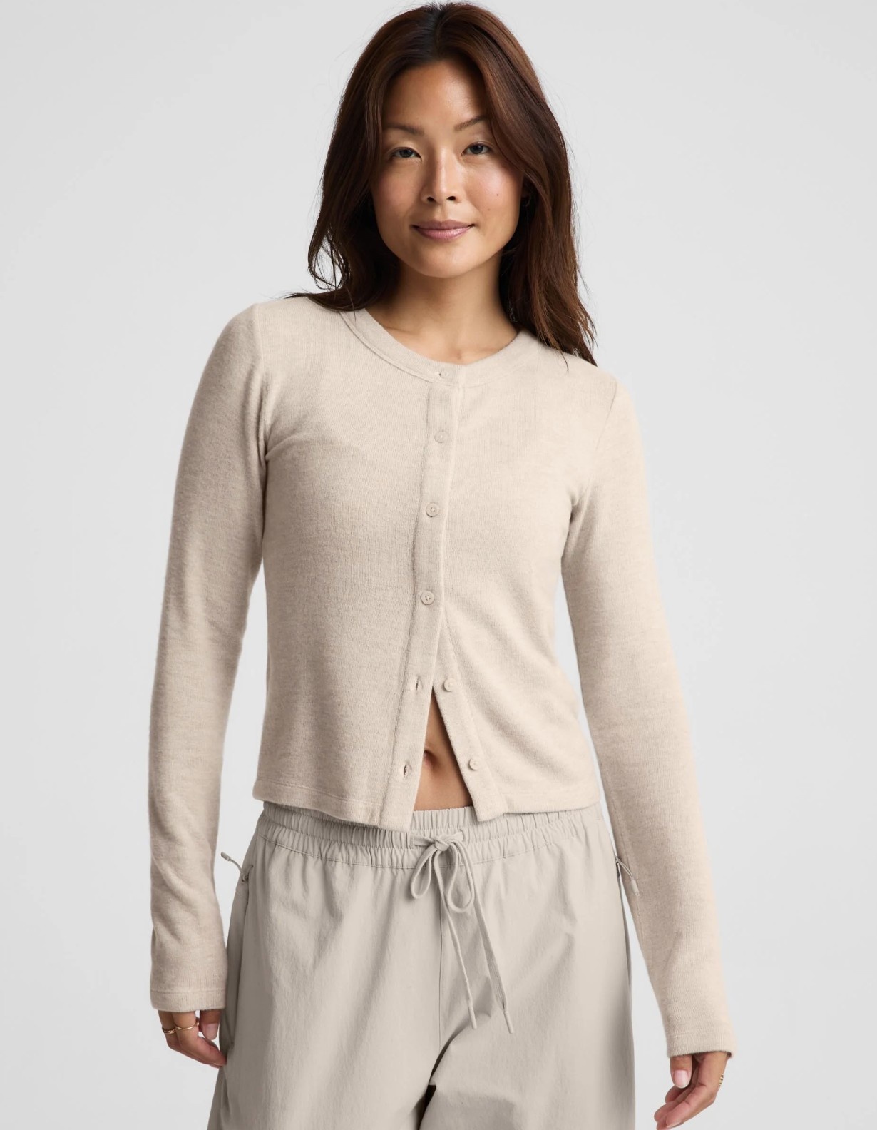 Beyond Yoga Luxe Layer Fitted Cardigan HM2377