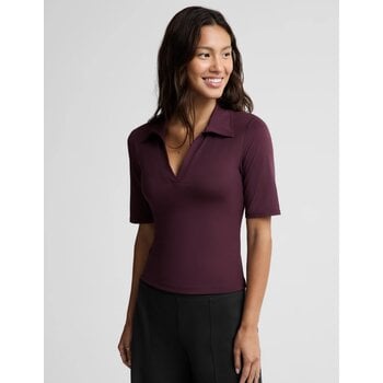 Beyond Yoga Sport Active V-Neck Polo