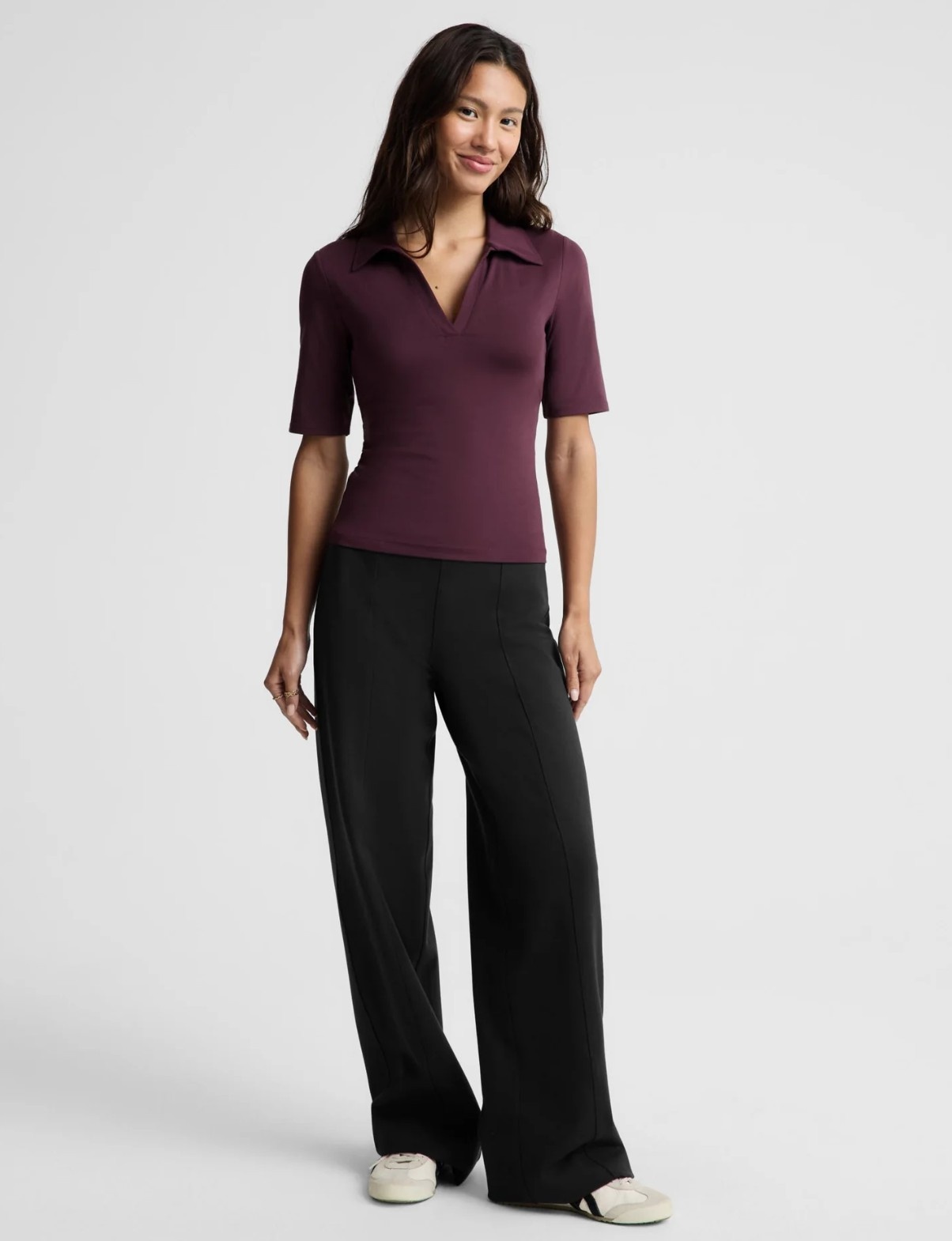 Beyond Yoga Sport Active V-Neck Polo