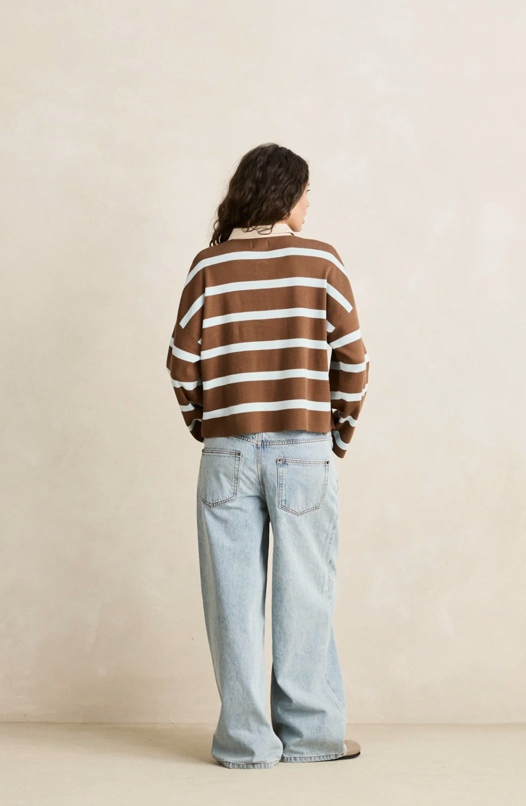 Rhythm Rugby Polo Knit Sweater