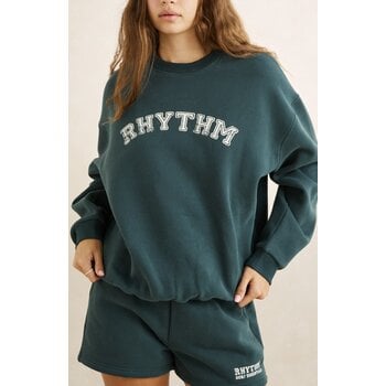 Rhythm Collegiate Oversized Crew Neck Fleece
