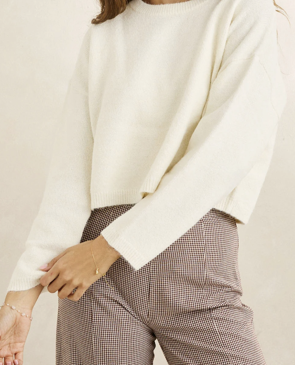 Rhythm Estelle Fluffy Crew Neck Knit