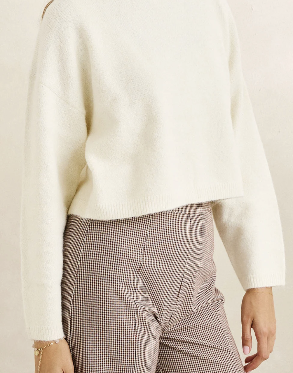 Rhythm Estelle Fluffy Crew Neck Knit