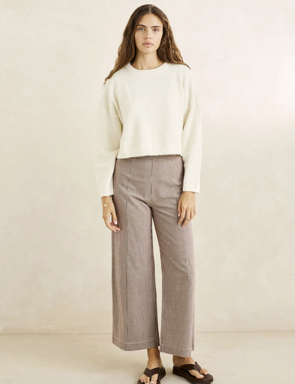 Rhythm Estelle Fluffy Crew Neck Knit
