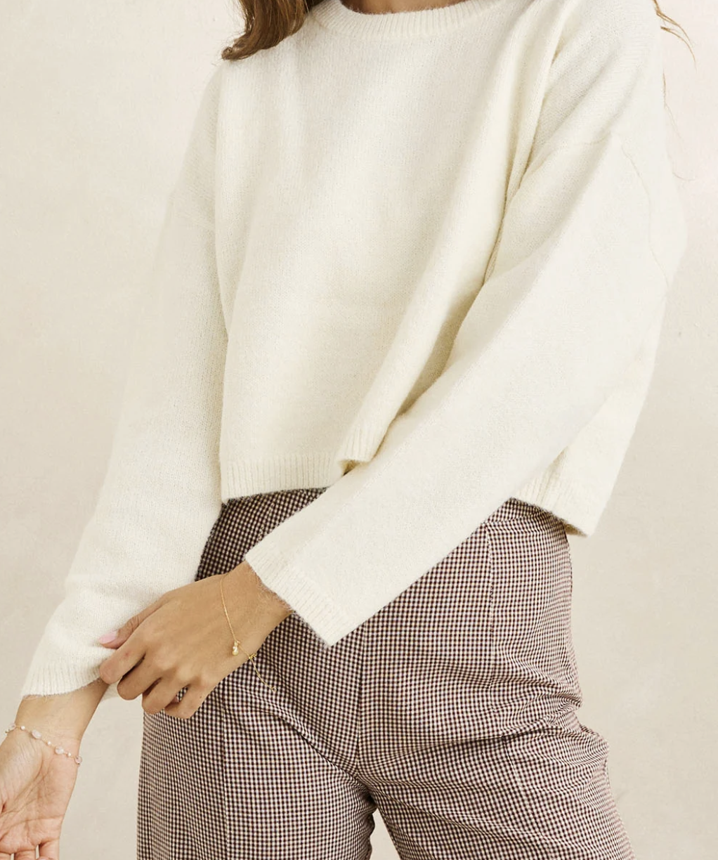Rhythm Estelle Fluffy Crew Neck Knit
