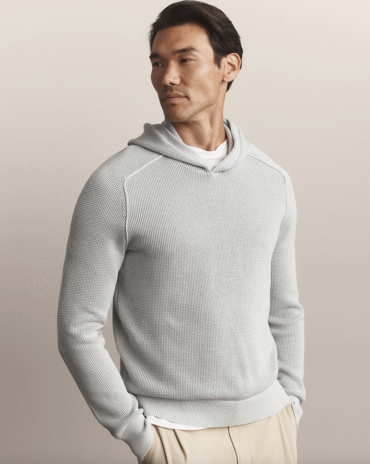 Rhone Fine Knit Sweater Hoodie