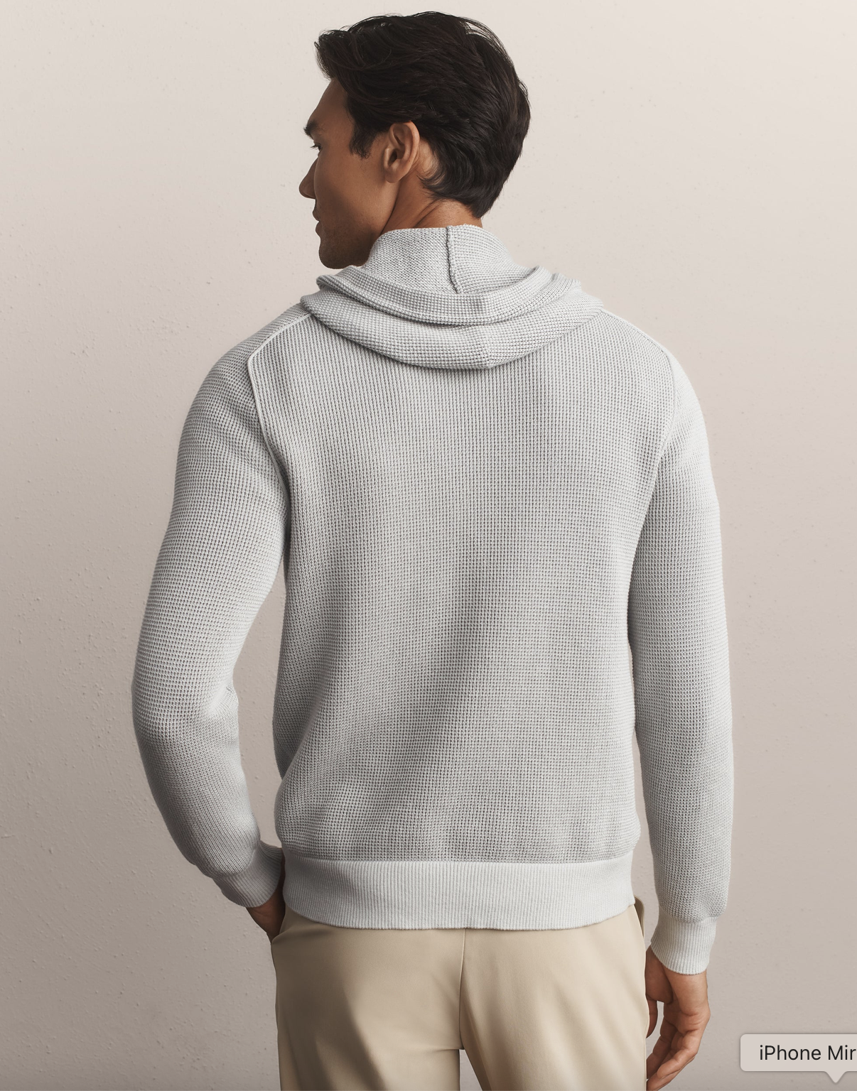 Rhone Fine Knit Sweater Hoodie