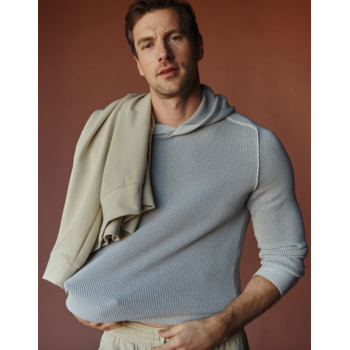 Rhone Fine Knit Sweater Hoodie