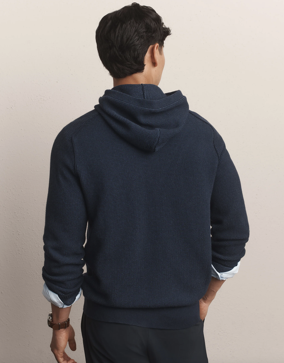 Rhone Fine Knit Sweater Hoodie