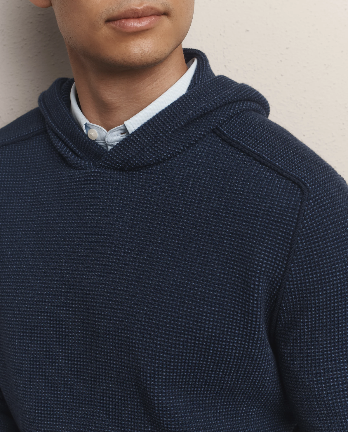 Rhone Fine Knit Sweater Hoodie