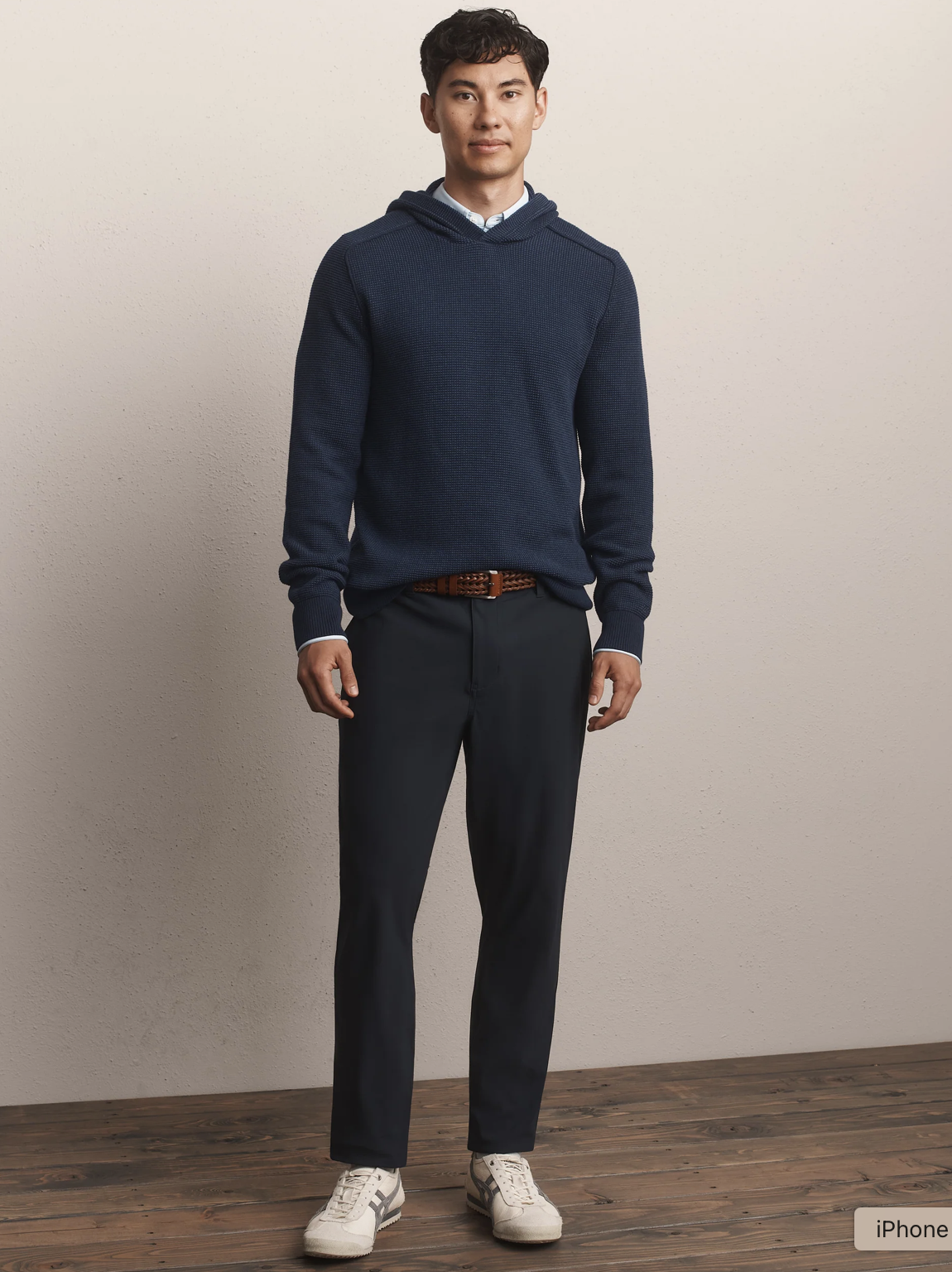 Rhone Fine Knit Sweater Hoodie