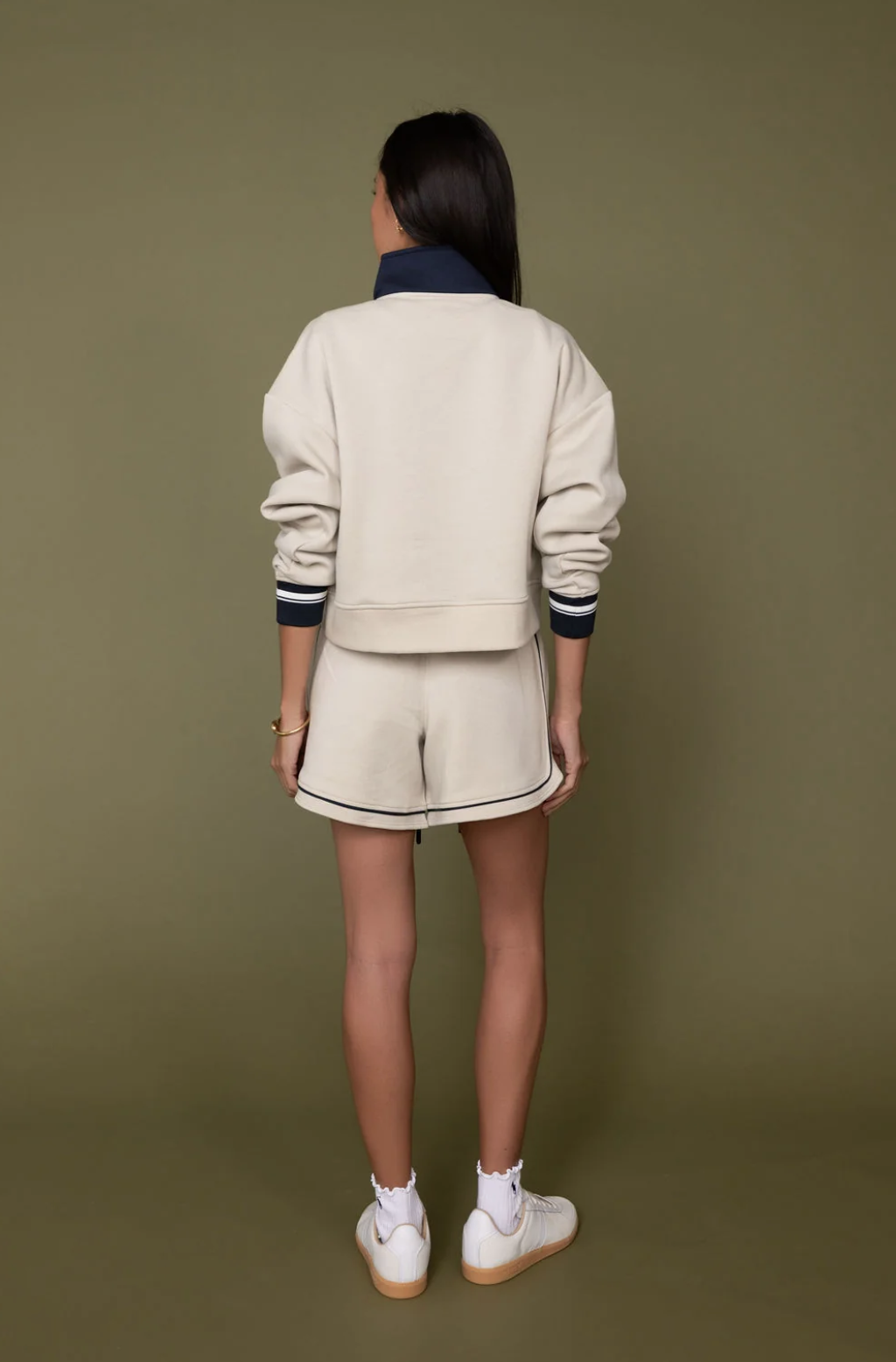 Fore-té Club Attire Varsity Funnel Neck Sweatshirt