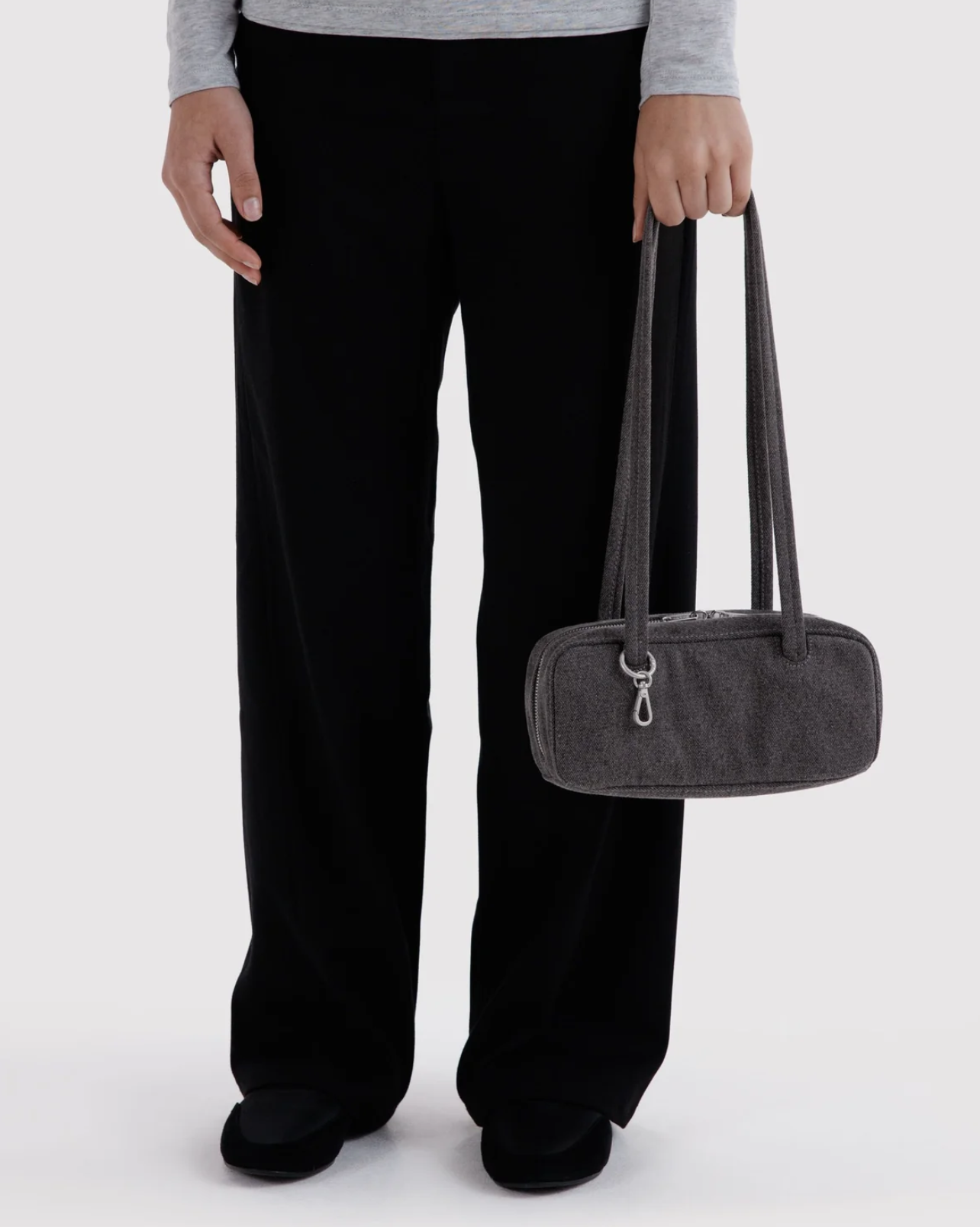 Baggu Small Denim Bowler Bag