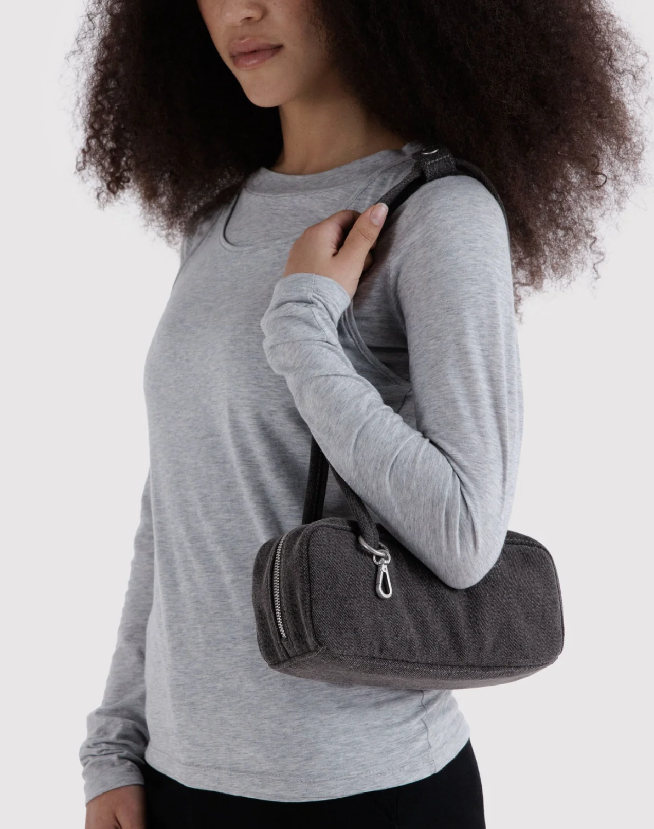 Baggu Small Denim Bowler Bag