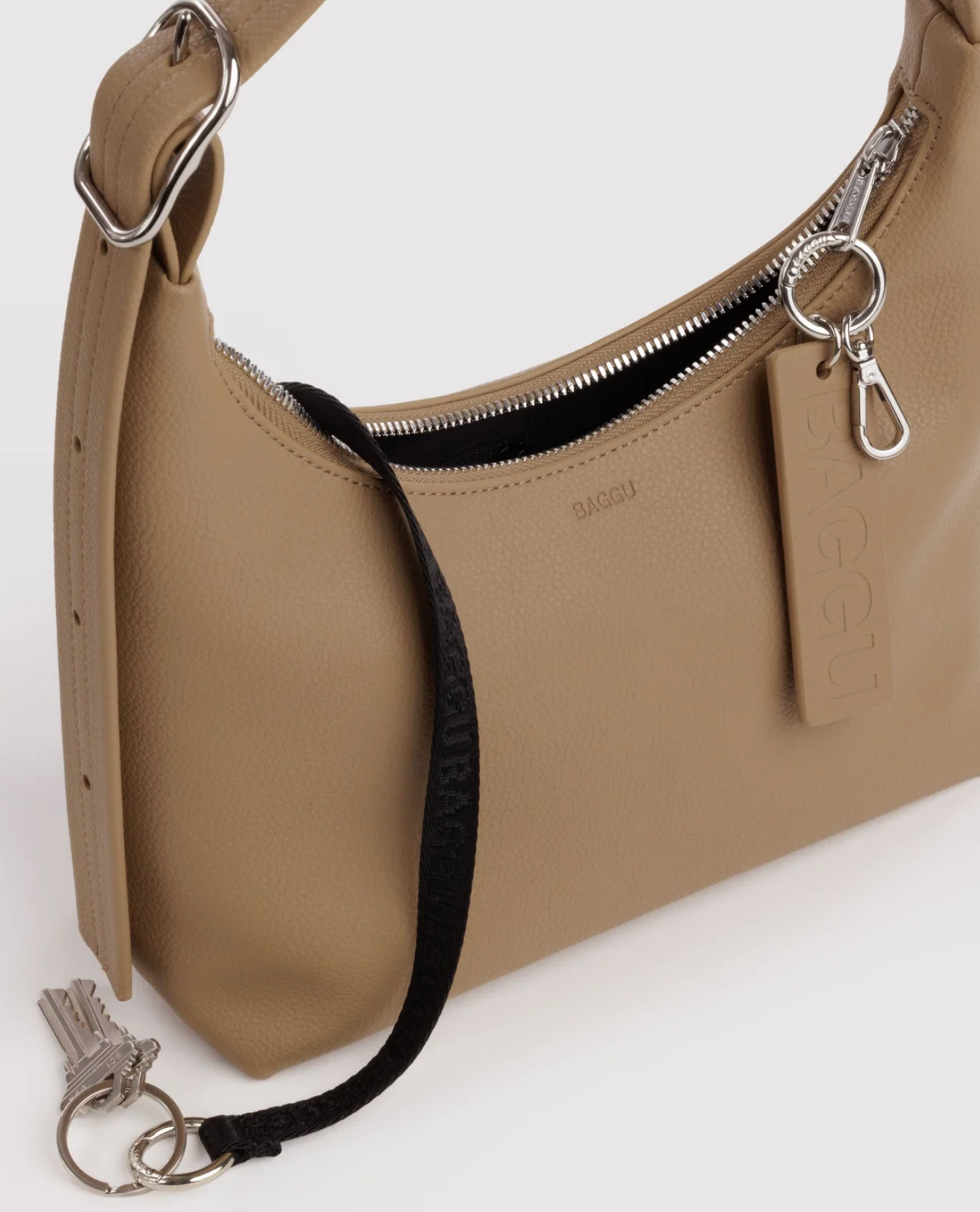Baggu Mini Recycled Leather Shoulder Bag