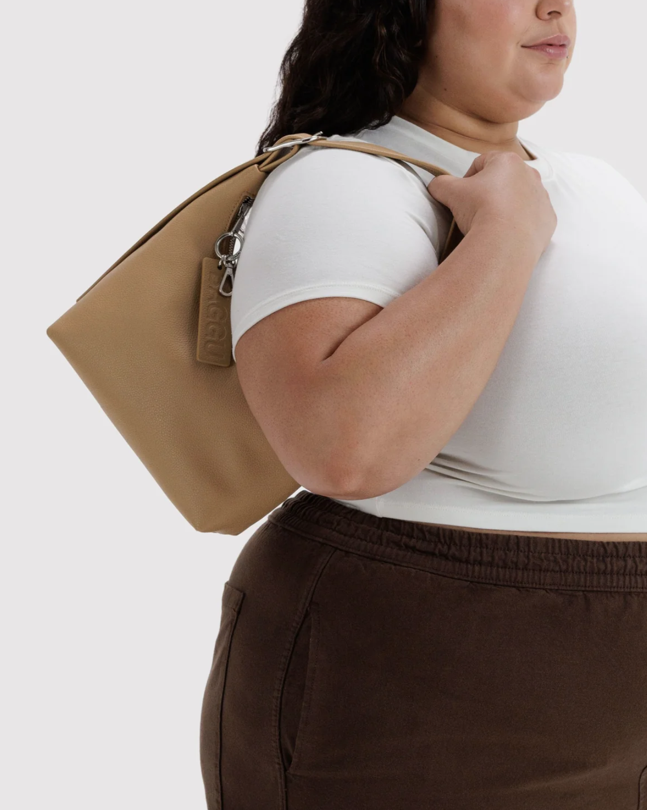 Baggu Mini Recycled Leather Shoulder Bag