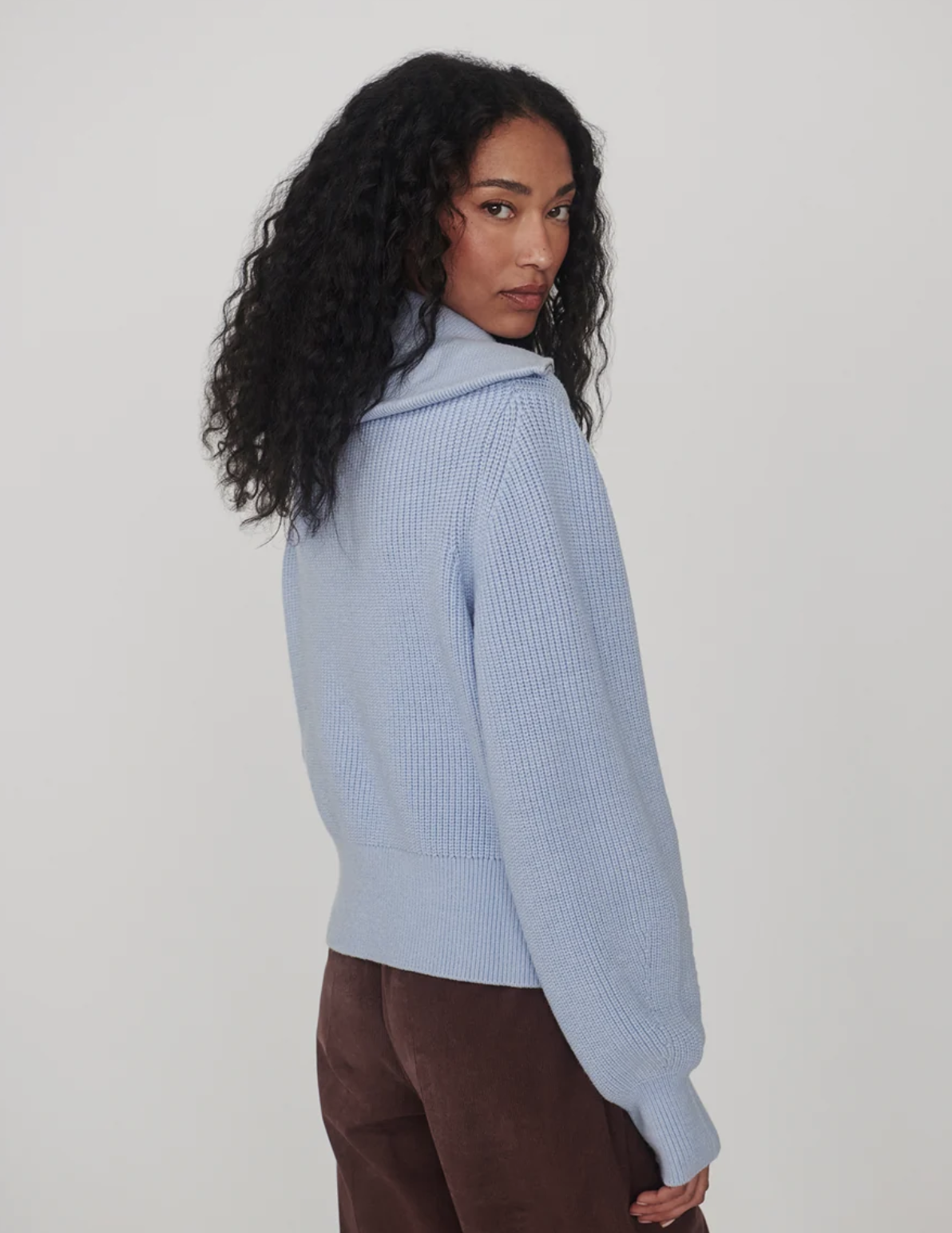 Varley Maura Half Zip Knit Sweater