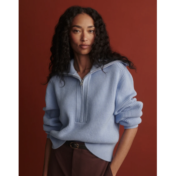 Varley Maura Half Zip Knit Sweater