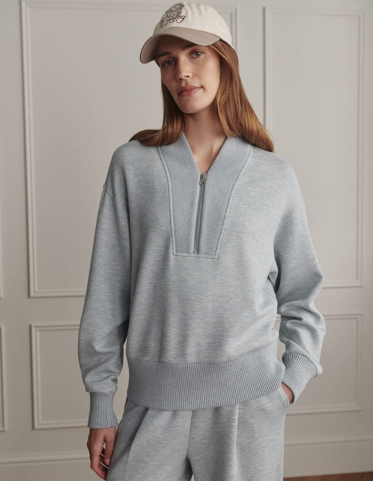 Varley Sally Half Zip Sweat