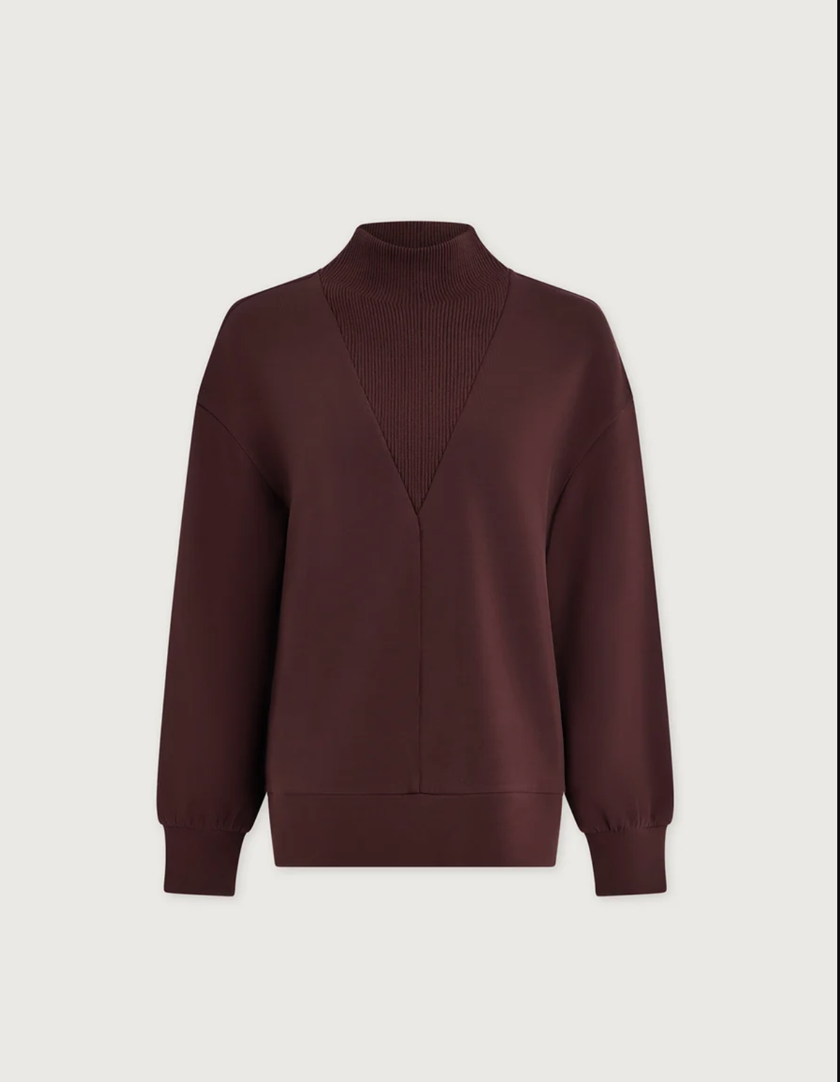 Varley Novi Longline Mock Neck Sweat