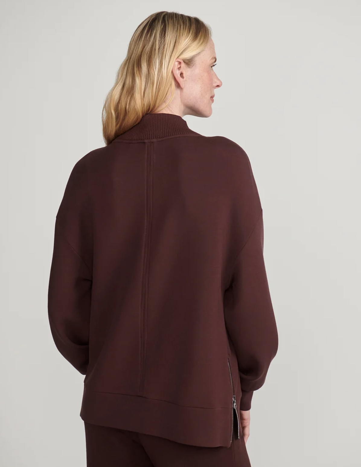 Varley Novi Longline Mock Neck Sweat