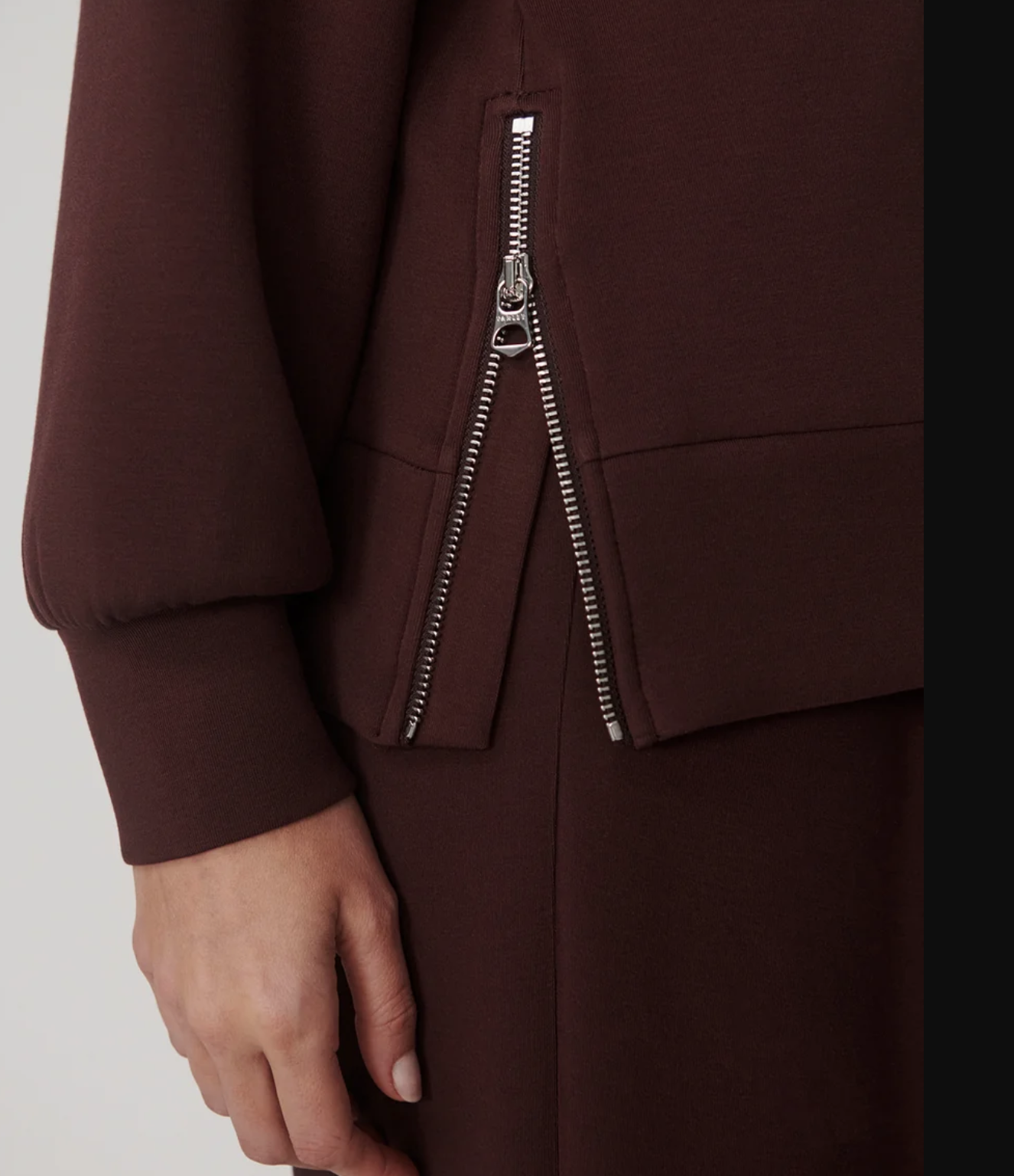 Varley Novi Longline Mock Neck Sweat
