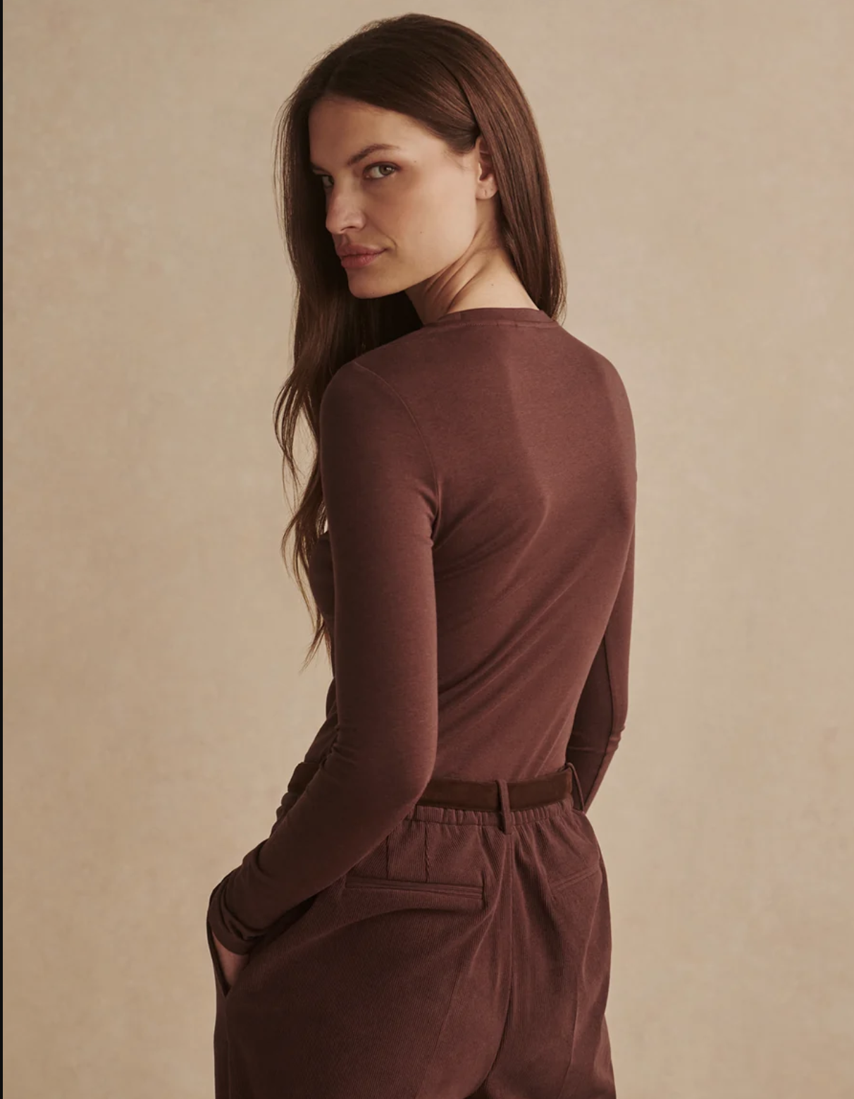 Varley Edna Long Sleeve Fitted Tee