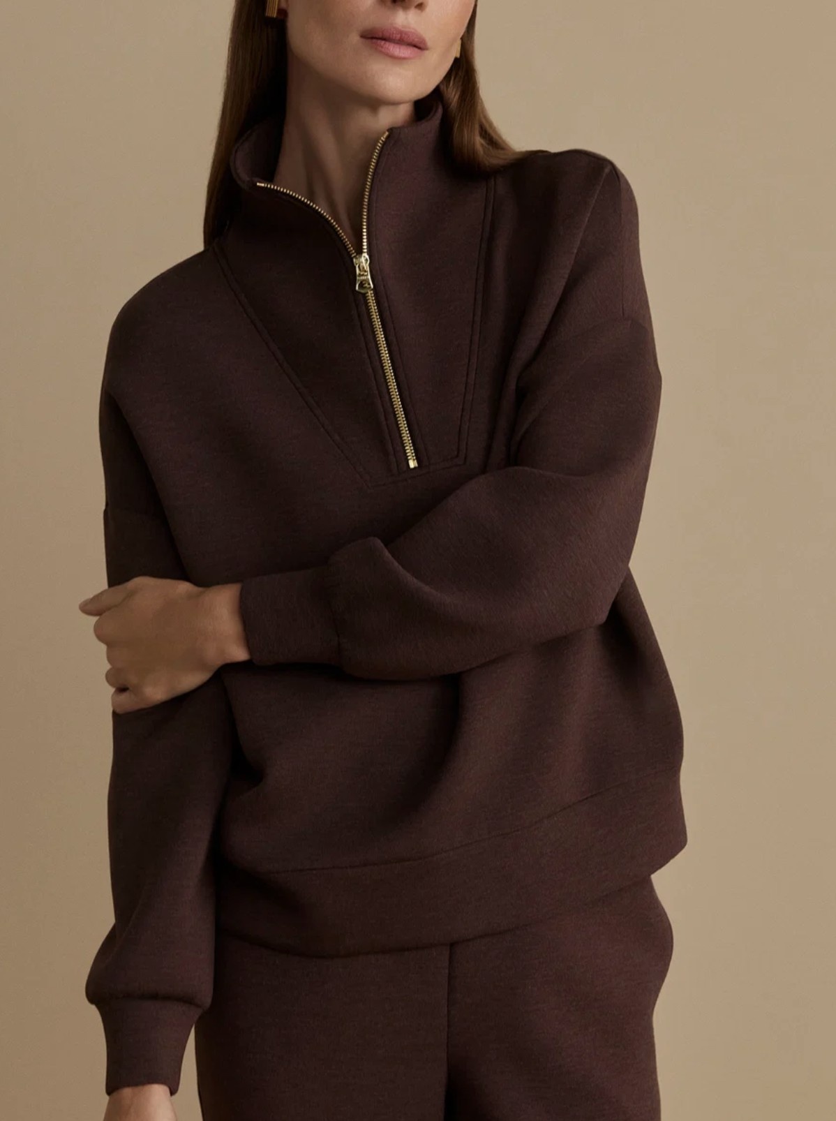 Varley Hawley Half Zip Sweat