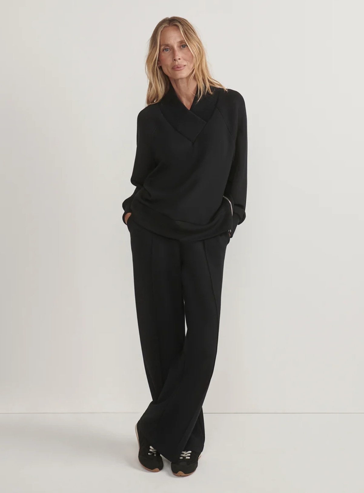 Varley Macie Zip Hem Sweat