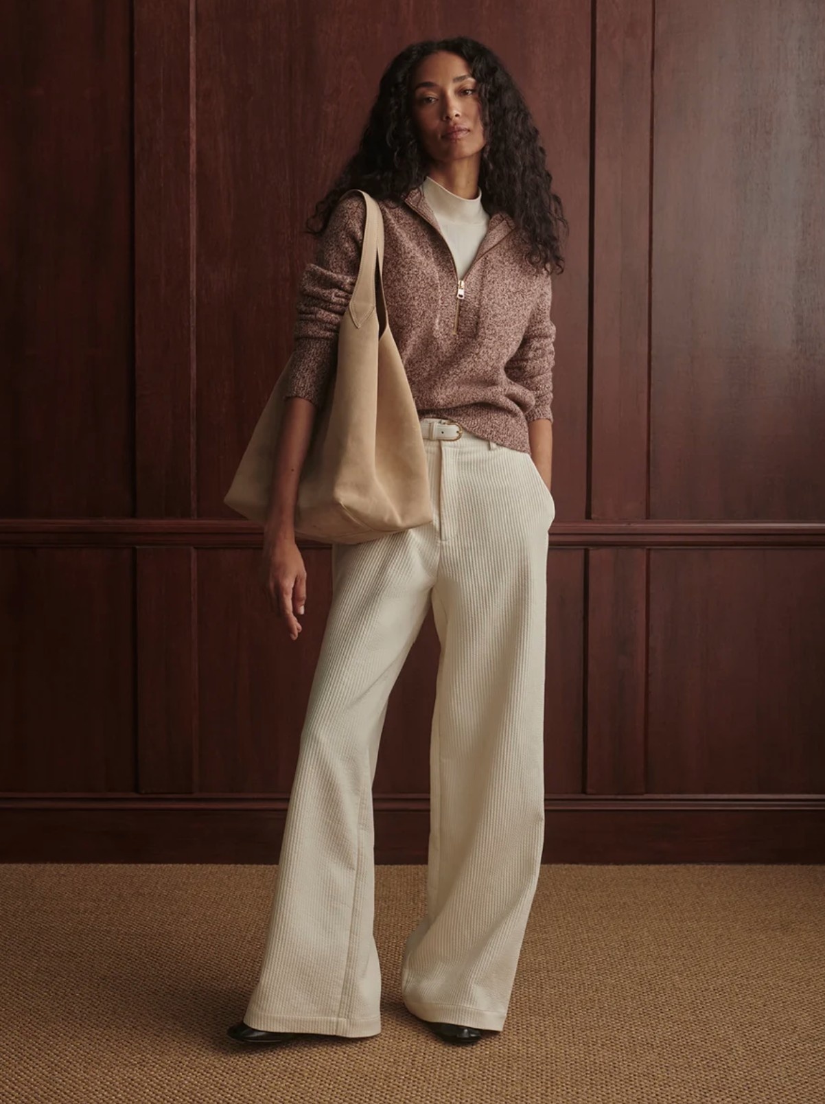 Varley Sherida Half Zip Sweater
