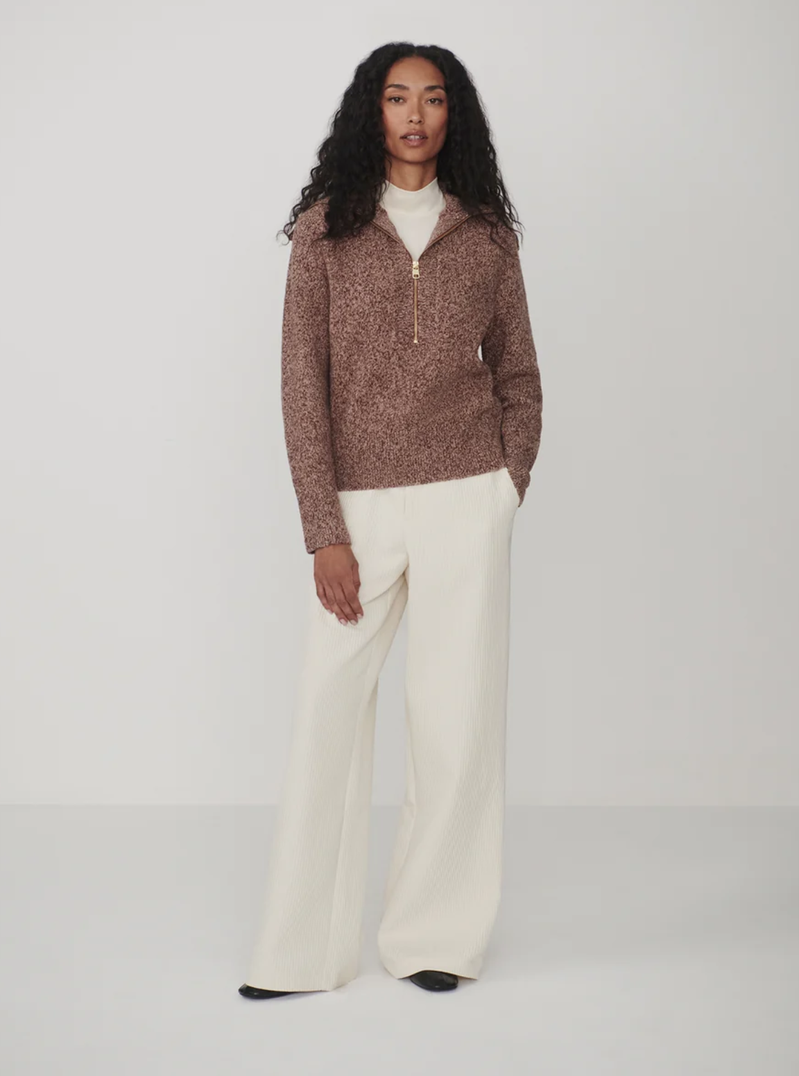 Varley Sherida Half Zip Sweater
