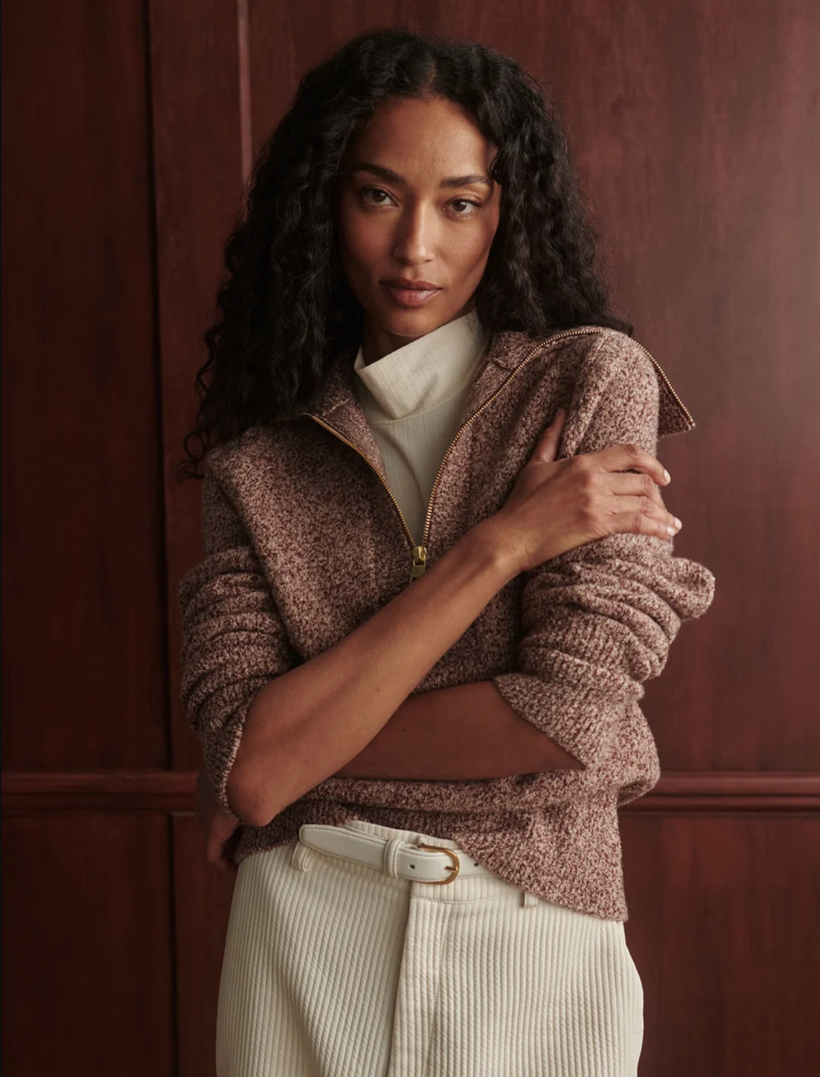 Varley Sherida Half Zip Sweater